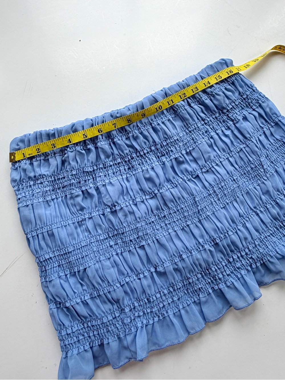 Abercrombie & Fitch Set Ruched Ruffled Halter & Mini Skort Size Large - Picture 9 of 13